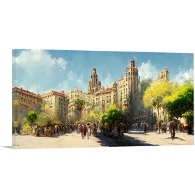 Cuadro decorativo de Barcelona 007 - Cuadrostock