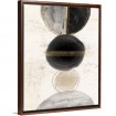 Conjunto de 2 cuadros abstractos disponible en varios tonos de marco - Cuadrostock