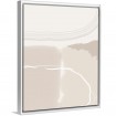 Conjunto de 2 cuadros abstractos en tonos beige, ideal para decoraciones modernas - Cuadrostock