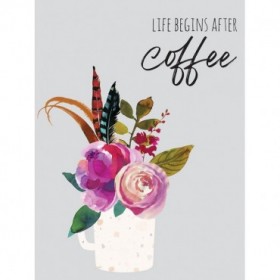 Life Begins After Coffee 1 - Cuadrostock