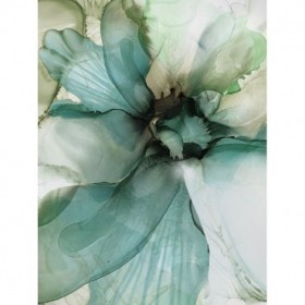 Sage And Teal Flowers 2 - Cuadrostock
