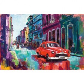 Dancing In The Streets Of Havana - Cuadrostock
