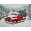 X-Mas Truck Pine Wood - Cuadrostock