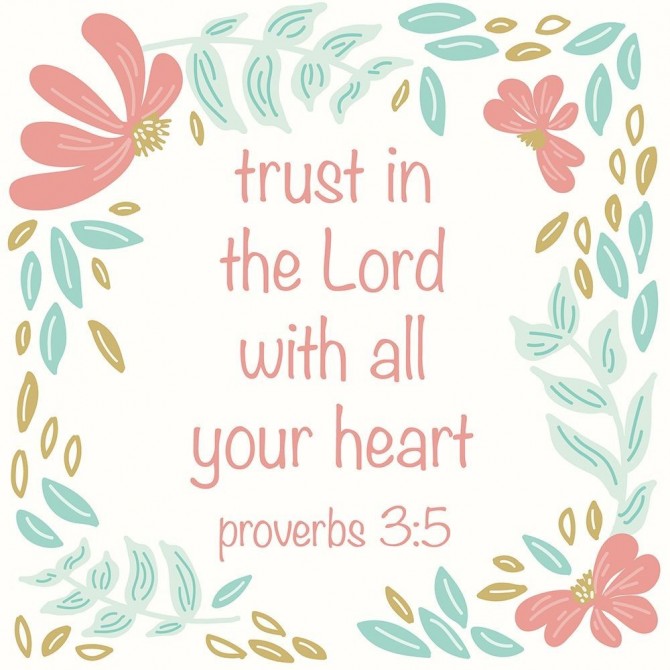 Trust In The Lord - Cuadrostock