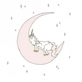 Unicorn Moon Dream - Cuadrostock