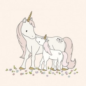 Unicorn Mama and Baby - Cuadrostock