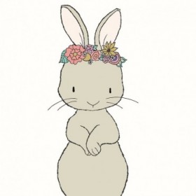 Bunny Floral Crown - Cuadrostock