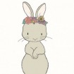 Bunny Floral Crown - Cuadrostock