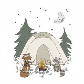 Woodland Camping Buddies - Cuadrostock