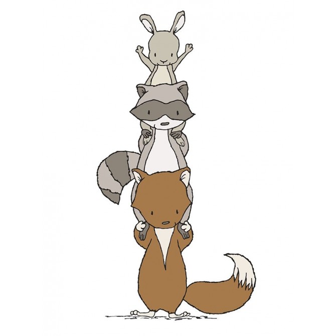 Woodland Animal Stack - Cuadrostock