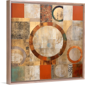 Cuadro abstracto moderno y decorativo. Disponible en varios colores de marco - Cuadrostock