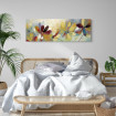Cuadro de flores en tonos cálidos y vivos, perfecto para dar alegría y energía a cualquier espacio- Cuadrostock