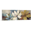 Flores de gran formato en tonos pastel y terrosos- Cuadrostock