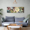 Cuadro decorativo de flores en suaves tonos pastel- Cuadrostock