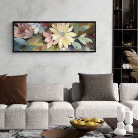 Cuadro decorativo de flores en suaves tonos pastel- Cuadrostock