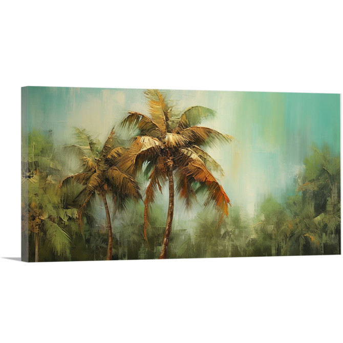 Cuadro tropical de palmeras - Cuadrostock