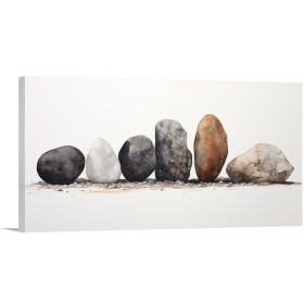 Arte en Lienzo: Decorativo minimalista piedra - Cuadrostock