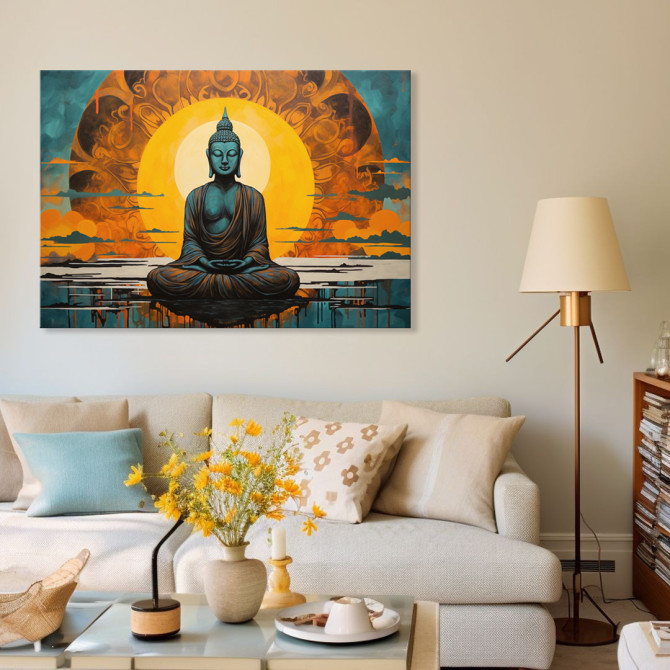 Cuadro de Arte Zen en Lienzo: imagen de Buda - Cuadrostock