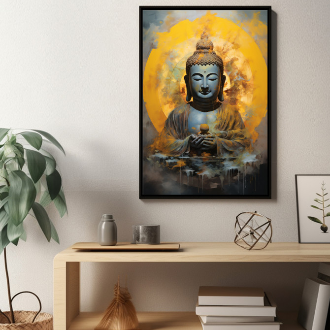 Arte Zen en Lienzo: Buda - Cuadrostock