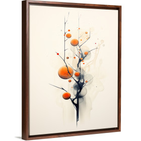 Arte en Lienzo: Flores abstractas - Cuadrostock