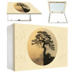 Tapa contador decorativa "Armonía Serena" en estilo Zen.
