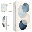 Tapa contador decorativa "Aurora Introspectiva" en tonos suaves.