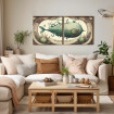 Conjunto de 2 Cuadros decorativos enmarcados: Decora con buen gusto y calidad - Cuadrostock