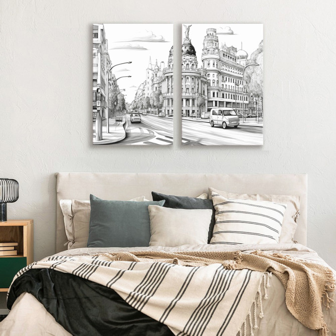 Conjunto de 2 Cuadros decorativos enmarcados: Decora con buen gusto y calidad - Cuadrostock