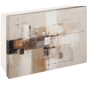 Tapa Contador horizontal en tonos beige, ocre y marrón, disponible en diferentes medidas