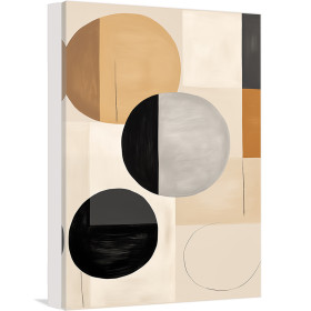 Tapa Contador de esferas en tonos marrones, beige, grises y negros| Cuadrostock