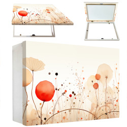 Tapa contador horizontal floral disponible en diferentes medidas- Cuadrostock
