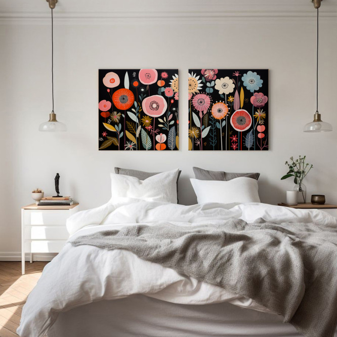 Cuadro díptico moderno: Arte decorativo para tu hogar