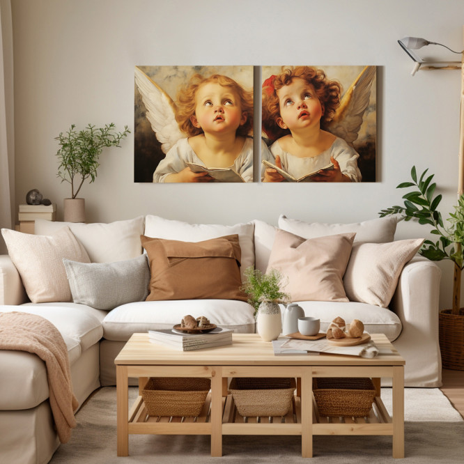 Conjunto de 2 Cuadros decorativos enmarcados: Decora con buen gusto y calidad - Cuadrostock