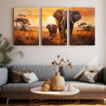 Conjunto de 3 lienzos decorativos - Cuadrostock