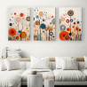 Conjunto de 3 lienzos decorativos - Cuadrostock