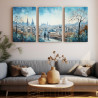 Conjunto de 3 lienzos decorativos - Cuadrostock