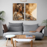 Conjunto de 2 Cuadros decorativos enmarcados: Decora con buen gusto y calidad - Cuadrostock