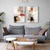 Conjunto de 2 Lienzos decorativos: Elegancia y estilo en un conjunto - Cuadrostock