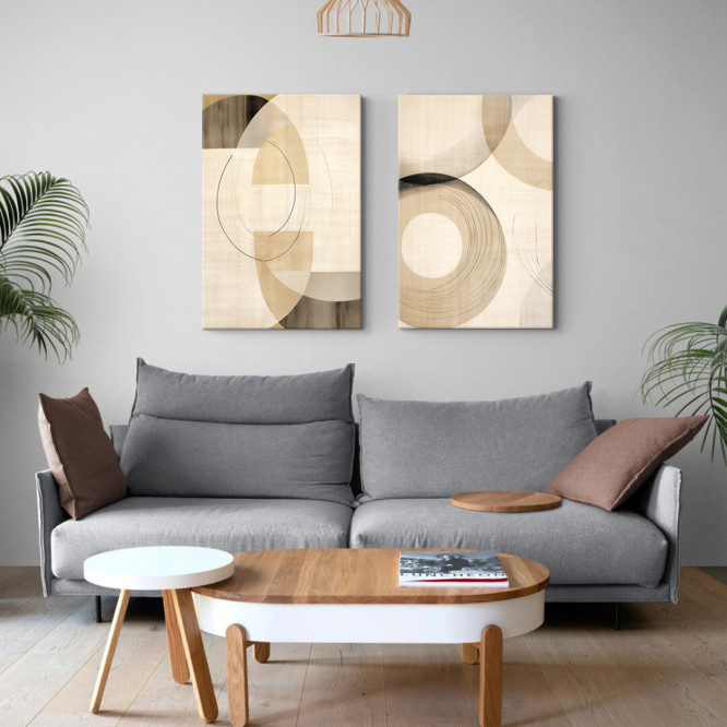 Conjunto de 2 Cuadros decorativos enmarcados: Decora con buen gusto y calidad - Cuadrostock