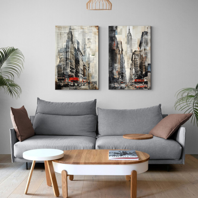 Conjunto de 2 Cuadros decorativos enmarcados: Decora con buen gusto y calidad - Cuadrostock