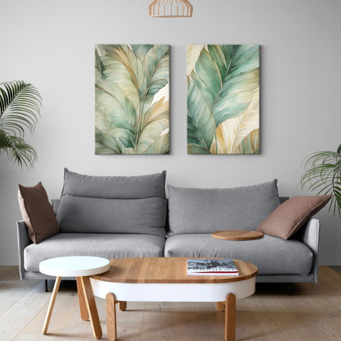 Conjunto de 2 Cuadros decorativos enmarcados: Decora con buen gusto y calidad - Cuadrostock