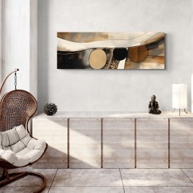 Oferta de Cuadro panorámico abstracto "Tully 01" - Cuadrostock