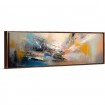 Oferta Cuadro abstracto "Cuca 01" panorámico moderno y decorativo. - Cuadrostock