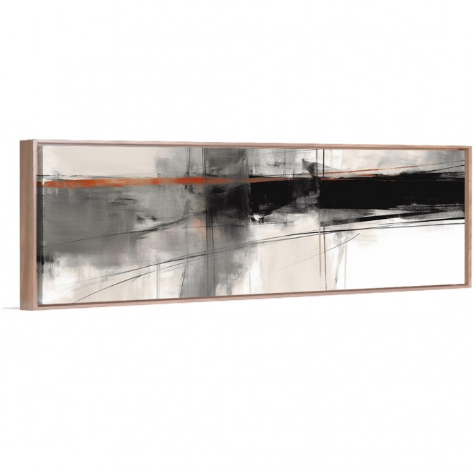Oferta Cuadro panorámico abstracto "Gamo 01" - Cuadrostock