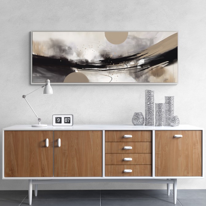 Oferta Cuadro panorámico con estilo abstracto - Tully 02 - Cuadrostock
