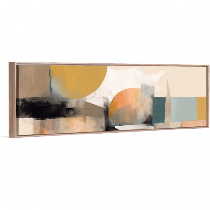 copy of Cuadro panorámico abstracto decorativo. Disponible en varios colores de marco - Cuadrostock