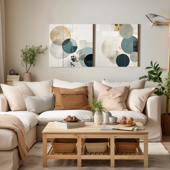copy of Conjunto de 2 lienzos: Regalo perfecto para sorprender - Cuadrostock