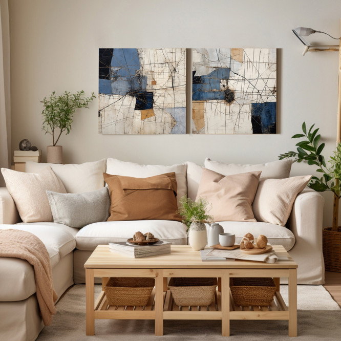 copy of Cuadro díptico moderno: Arte decorativo para tu hogar - Cuadrostock