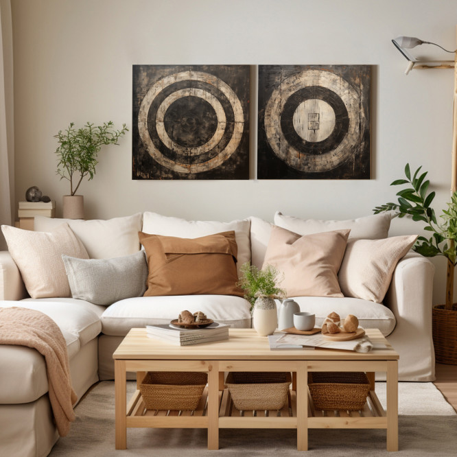 copy of Conjunto de 2 Cuadros decorativos enmarcados: Decora con buen gusto y calidad - Cuadrostock
