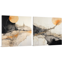 copy of Conjunto de 2 Cuadros decorativos enmarcados: Decora con buen gusto y calidad - Cuadrostock